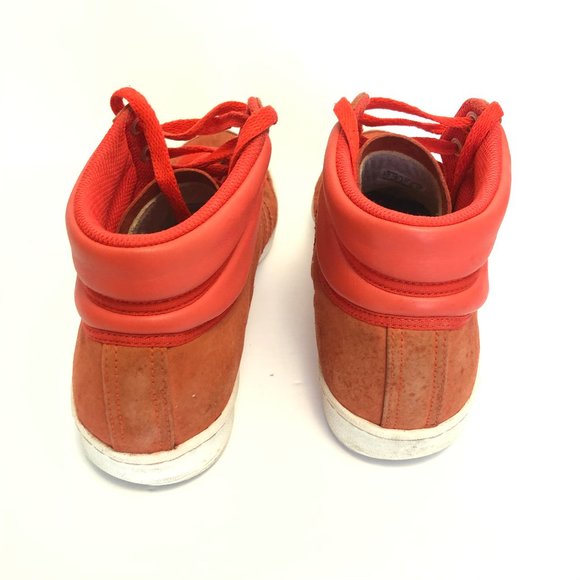 Men's Adidas AMERICANA HI 88 Red Sued Sz 10.5 - Picture 5 of 10